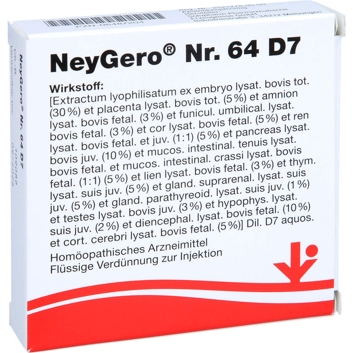 NeyGero Nr. 64 D7 flüssige Verdünnung, 5 ml Solution