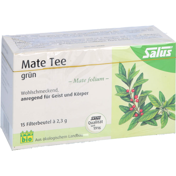 Salus Mate Tee grün, 15 pc Sac filtrant