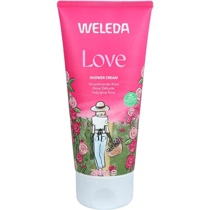 WELEDA Love Shower Cream Rose, 200 ml Duschgel