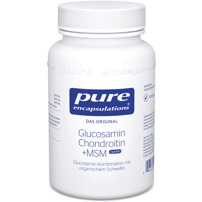 Pure Encapsulations Glucosamin Chondroitin + MSM Kapseln, 60 St. Kapseln