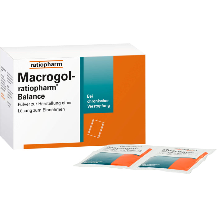Macrogol-ratiopharm Balance Pulv. zur Herstell. einer Lösung zum Einnehmen, 50 St PLE