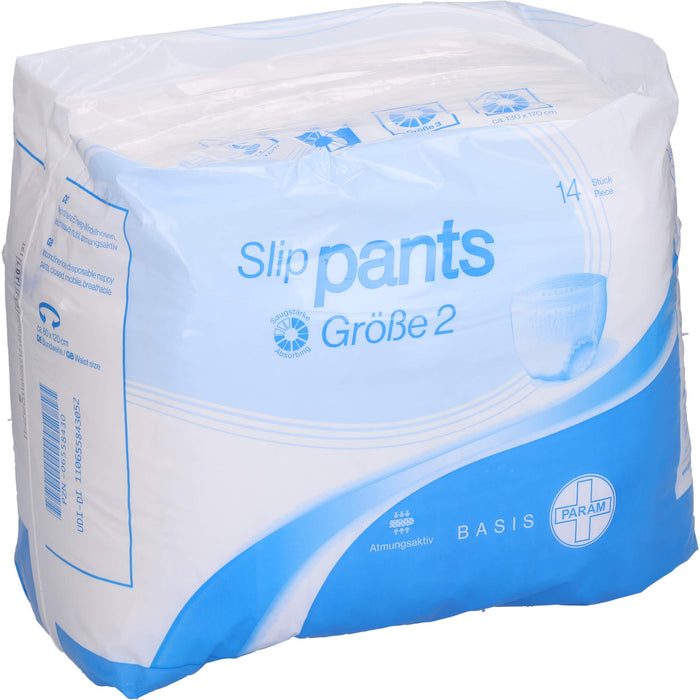 PARAM SLIP PANTS Basis Gr.II, 14 pc Culottes