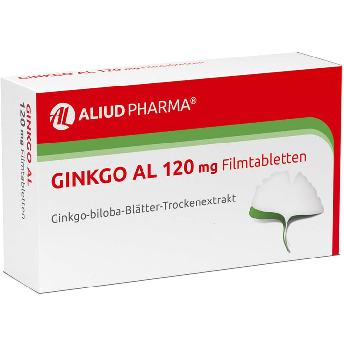 Ginkgo AL 120 mg Filmtabletten bei leichter Demenz, 30 pc Tablettes