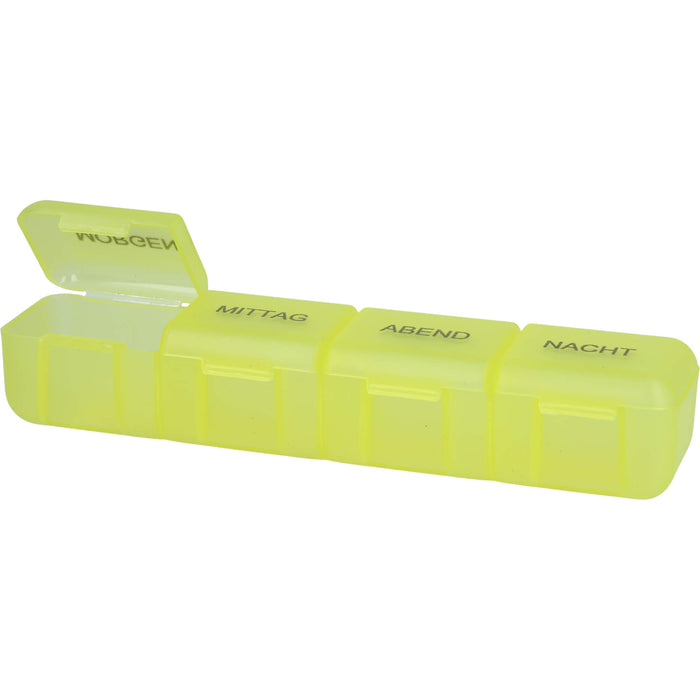 Tablettendose 1 Tag 4 Fächer gross, 1 St
