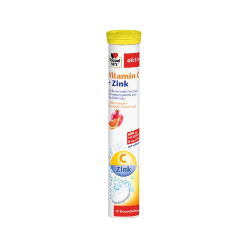 Doppelherz aktiv Vitamin C + Zink Brausetabletten, 15 St. Tabletten