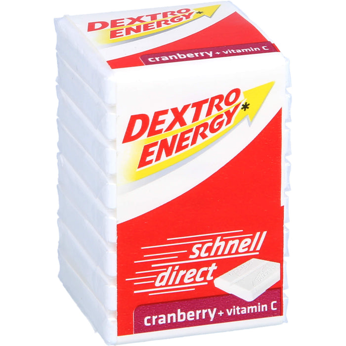 DEXTRO ENERGY Cranberry + Vitamin C Dextrosetäfelchen, 46 g Comprimés