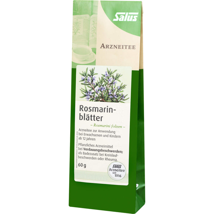 Salus Rosmarinblätter Rosmarini folium bei Verdauungsbeschwerden, 60 g Tea