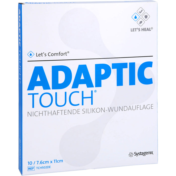 ADAPTIC Touch 7,6x11cm nichthaft.Silikon Wundaufl., 10 St WGA