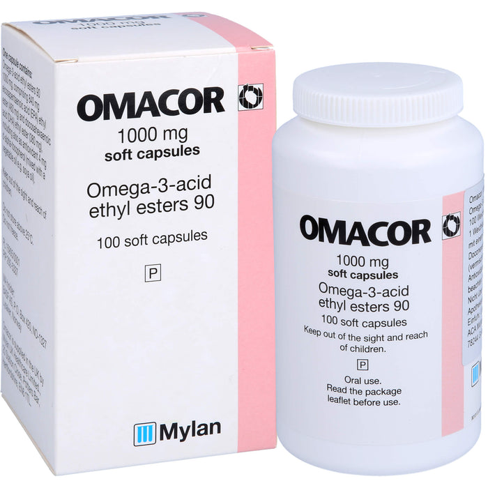 Omacor 1000 mg ACA Weichkapseln, 100 St. Kapseln