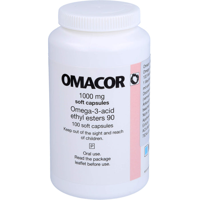 Omacor 1000 mg ACA Weichkapseln, 100 St. Kapseln