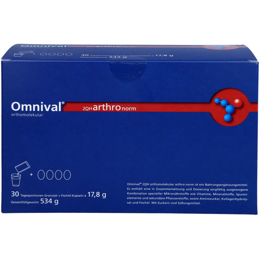 OMNIVAL orthomolekular 2OH arthro norm 30Gran/Kap, 1 P KPG