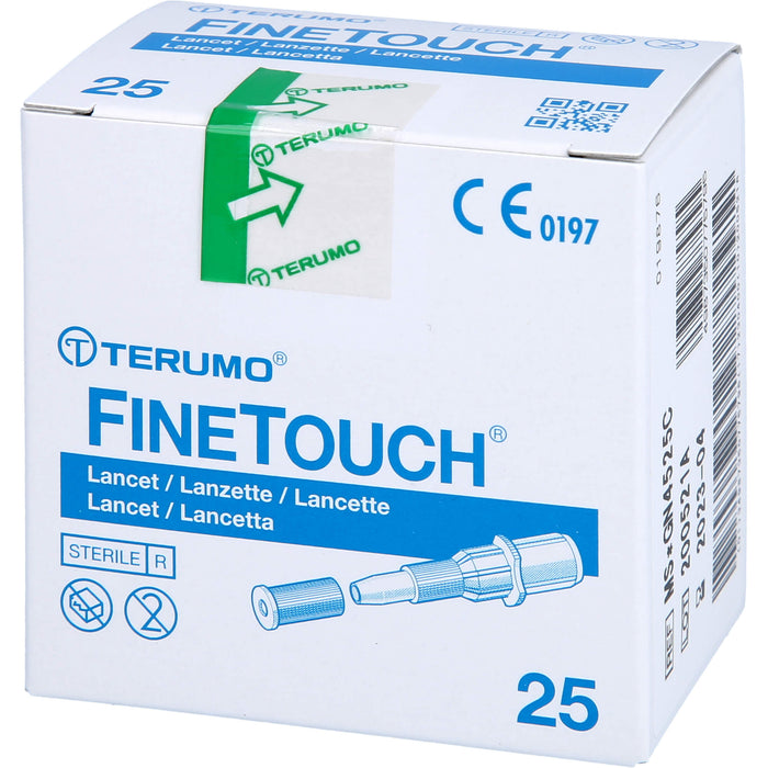Terumo Finetouch Einmallanzetten, 25 pcs. Pack