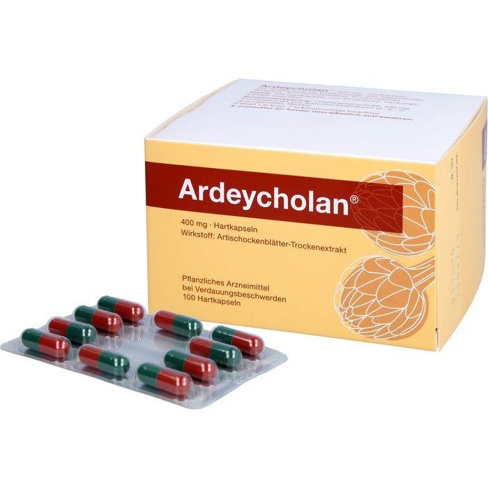 Ardeycholan Hartkapseln bei Verdauungsbeschwerden, 100 pc Capsules