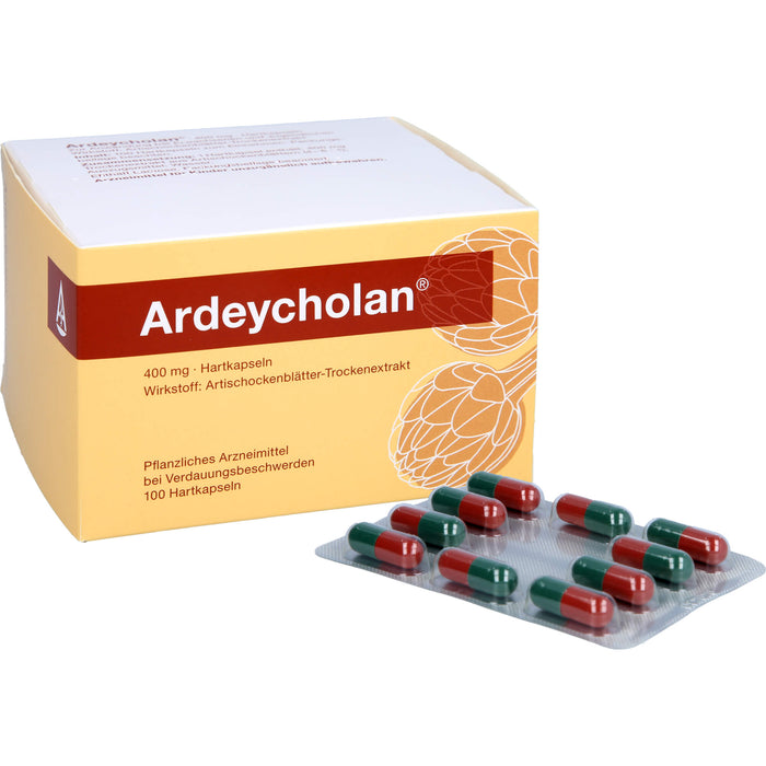 Ardeycholan Hartkapseln bei Verdauungsbeschwerden, 100 pc Capsules