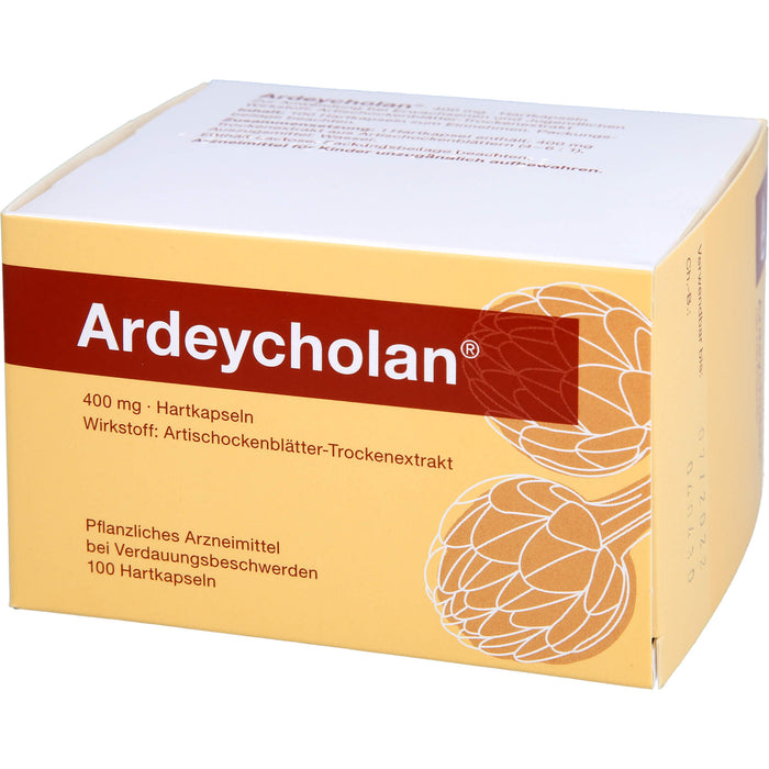 Ardeycholan Hartkapseln bei Verdauungsbeschwerden, 100 pc Capsules