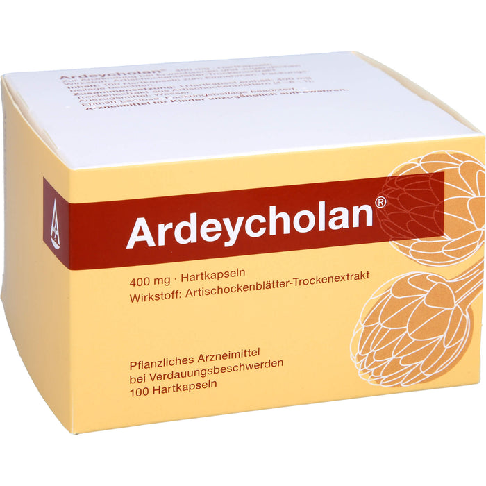 Ardeycholan Hartkapseln bei Verdauungsbeschwerden, 100 pc Capsules
