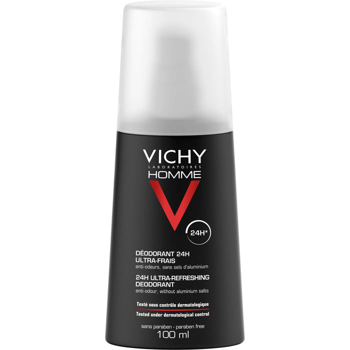 VICHY Homme 24h Ultra-Frisch Deodorant Zerstäuber, 100.0 ml Lösung