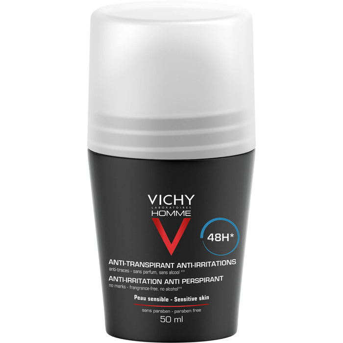 VICHY Homme Anti-Transpirant 48h Roll-on, 50 ml Plume