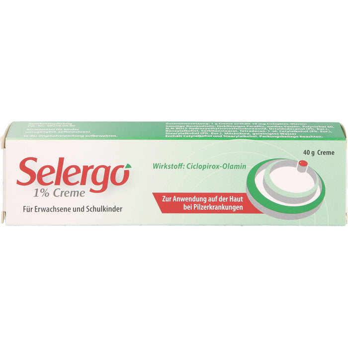Selergo 1% Creme bei Pilzerkrankungen der Haut, 40 g Cream