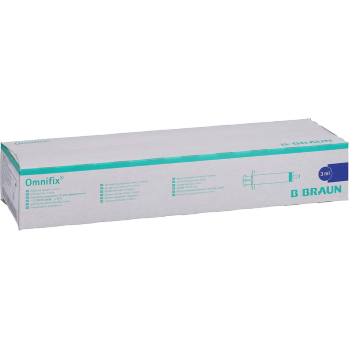 B. Braun Omnifix Solo Luer Spritzen, 100 pcs. Syringes