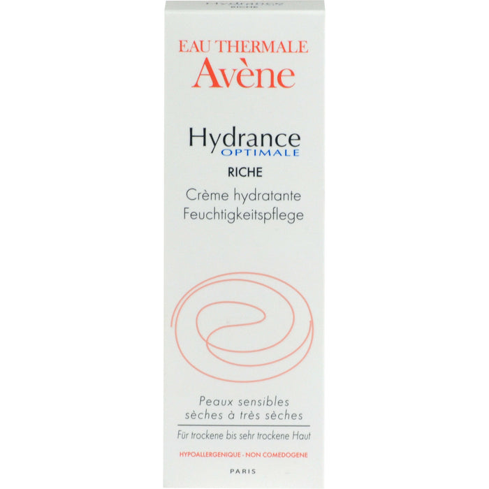 Avène Hydrance Optimale riche Feuchtigkeitspflege reichhaltige Konsistenz Creme, 40 ml Creme