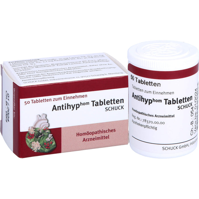 SCHUCK Antihyp Tabletten, 50 St. Tabletten