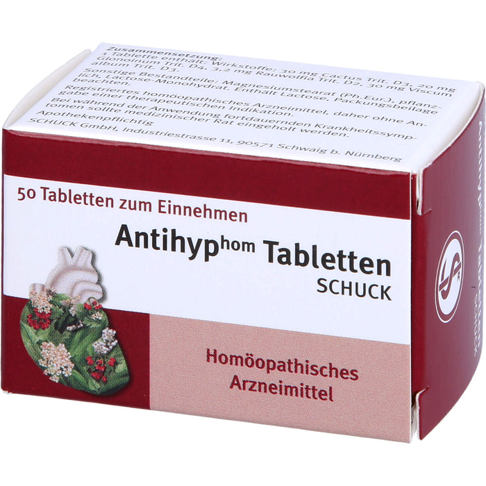 SCHUCK Antihyp Tabletten, 50 St. Tabletten