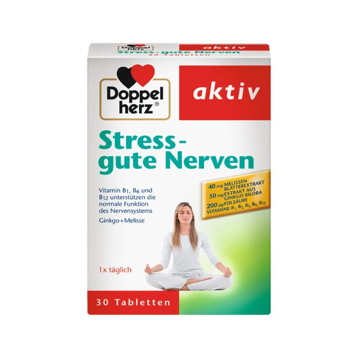 Doppelherz aktiv Stress - gute Nerven Mini-Tabletten, 30 St. Tabletten