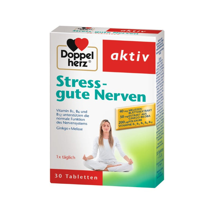 Doppelherz aktiv Stress - gute Nerven Mini-Tabletten, 30 pc Tablettes