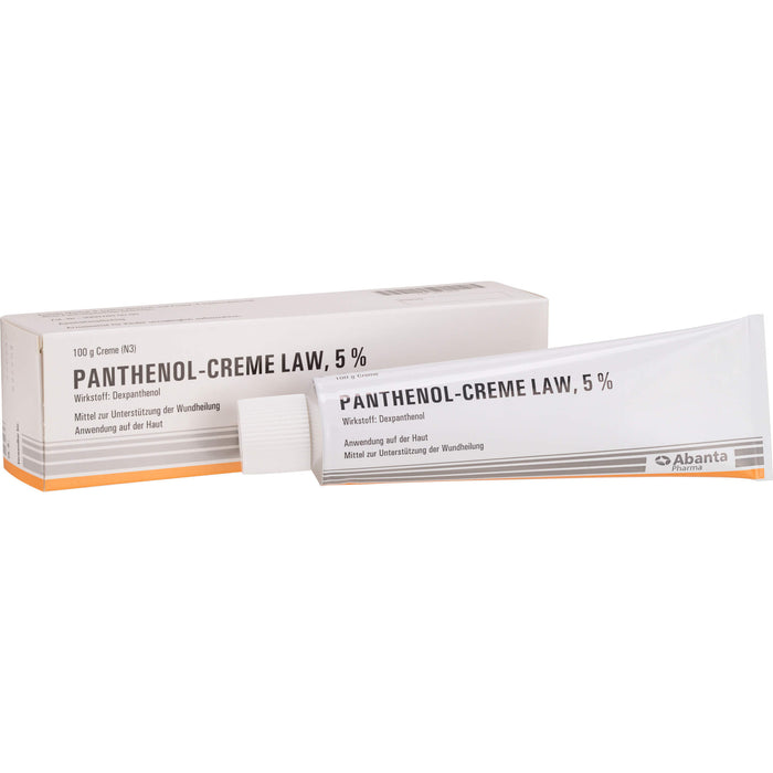 Panthenol-Creme LAW 5 % zur Unterstützung der Wundheilung, 100 g Crème