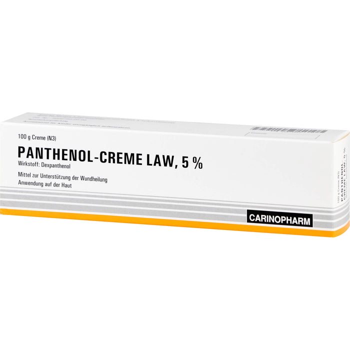 Panthenol-Creme LAW 5 % zur Unterstützung der Wundheilung, 100 g Creme