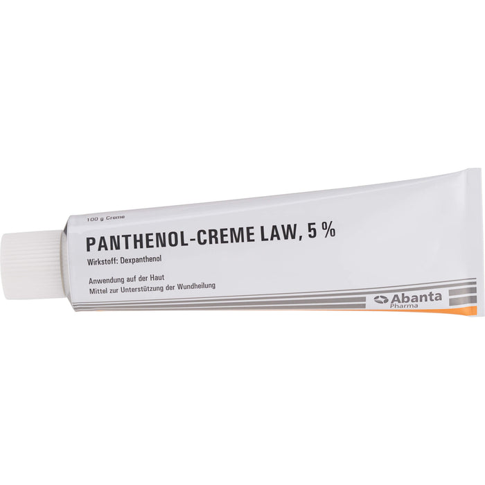 Panthenol-Creme LAW 5 % zur Unterstützung der Wundheilung, 100 g Creme