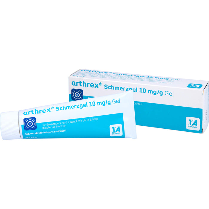 Arthrex Schmerzgel bei akuten Zerrungen, Verstauchungen oder Prellungen, 100 g Gel