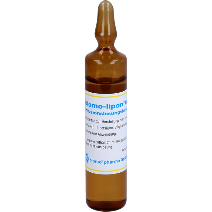 Biomo-lipon 600 mg Infusionslösungskonzentrat, 10 St. Ampullen