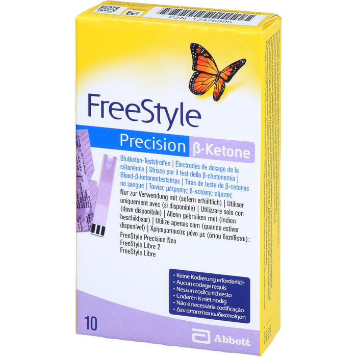 FreeStyle Precision ß Ketone Blutketon Teststreifen, 10 St. Teststreifen