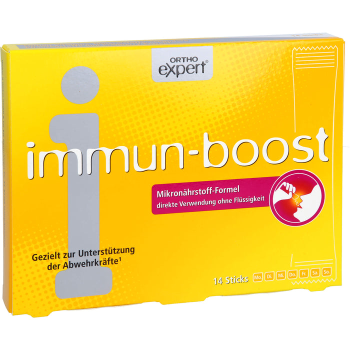 ORTHOEXPERT immun-boost Direktgranulat zur Unterstützung der Abwehrkräfte, 14 St. Granulat