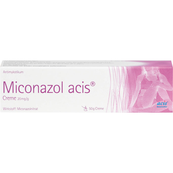 Miconazol acis Creme Antimykotikum, 50 g Cream