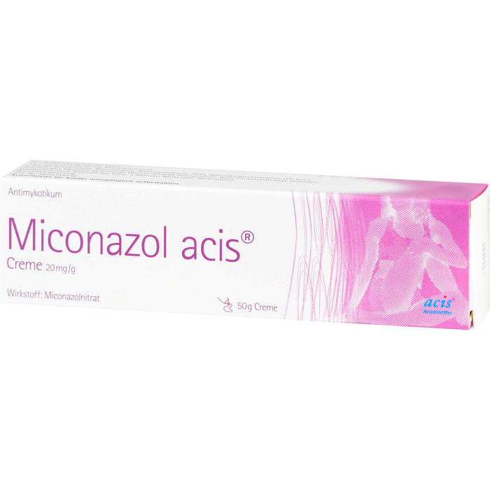 Miconazol acis Creme Antimykotikum, 50 g Cream