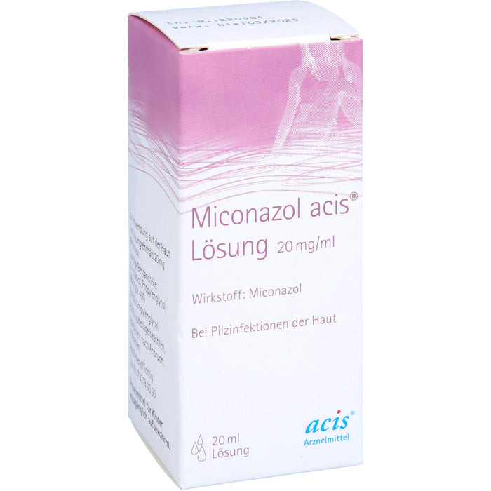 Miconazol acis  Lösung, 20 mg/ml Lösung zur Anwendung auf der Haut, 20 ml Solution
