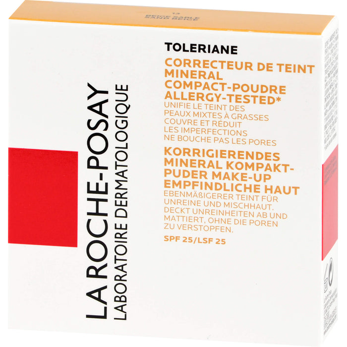 La Roche-Posay Toleriane korrigierendes Mineral Kompaktpuder Make-up Nr. 11 Hellbeige für empfindliche Haut, 9 g Puder