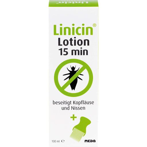 Linicin Lotion 15 min mit Läusekamm, 100 ml Lotion
