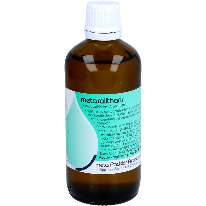 Metasolitharis Tropfen, 100 ml Mixture