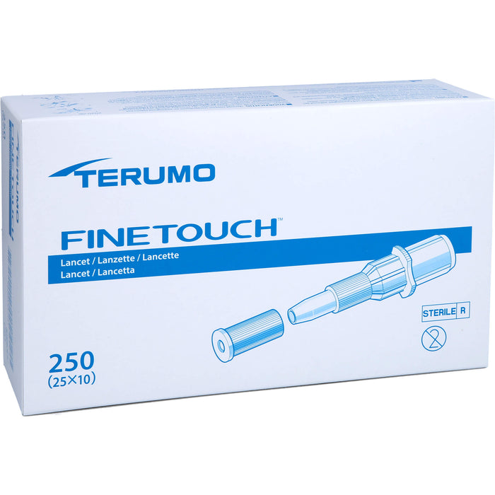 Terumo Finetouch Einmallanzetten, 250 pc Paquet