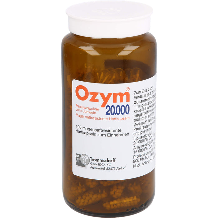 Ozym  20 000, magensaftresistente Hartkapseln, 200 St. Kapseln