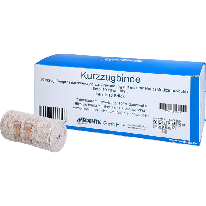 KURZZUGBINDE 5MX10CM, 10 St BIN