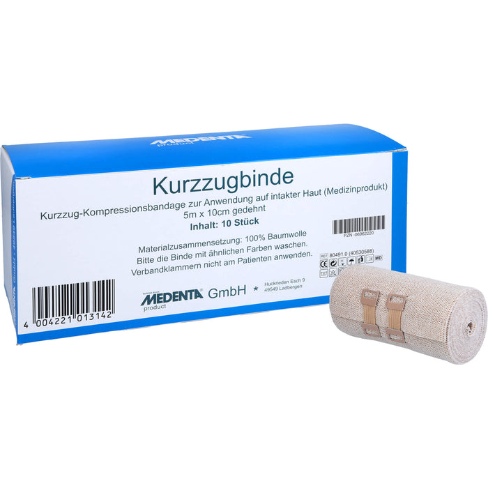 KURZZUGBINDE 5MX10CM, 10 St BIN