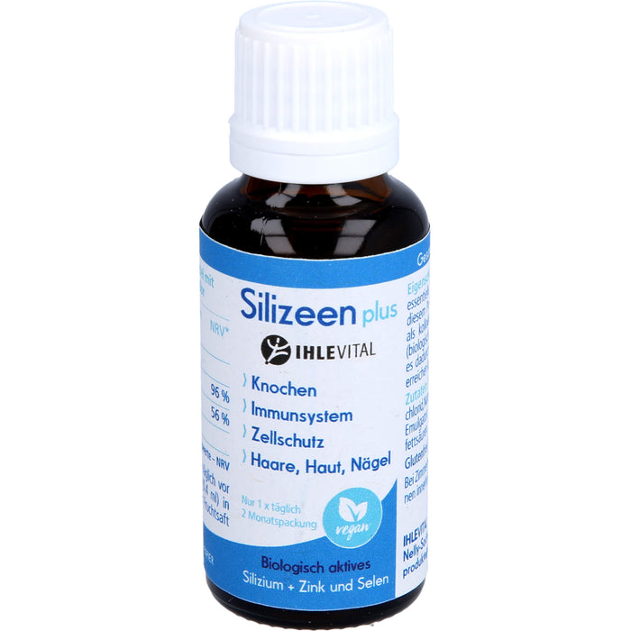 Ihle Vital Silizeen Plus Tropfen für Knochen, Immunystem, Zellschutz und Schilddrüse, 25 ml Solution