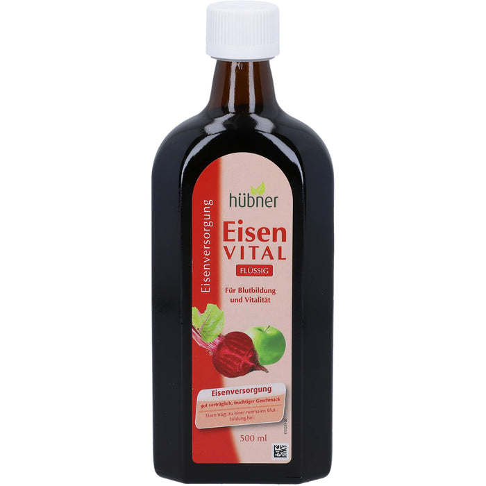 Hübner Eisen vital Lösung zur Eisenversorgung, 500 ml Solution