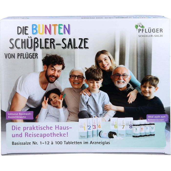Pflüger Biochemie Haus-und Reiseapotheke Basissalze Nr. 1-12 Tabletten, 1200 St. Tabletten