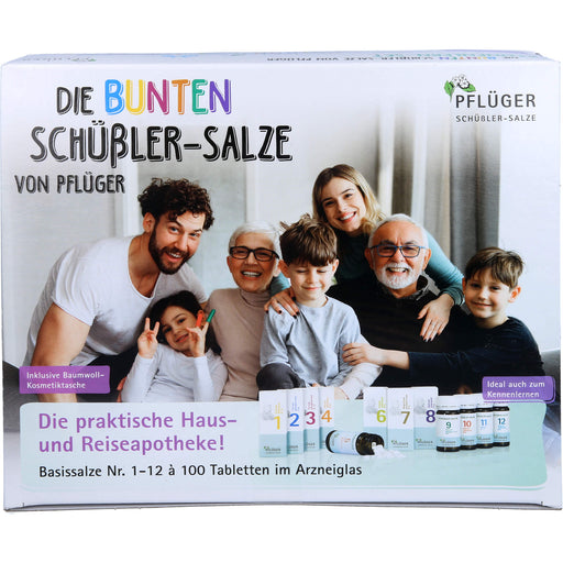 Pflüger Biochemie Haus-und Reiseapotheke Basissalze Nr. 1-12 Tabletten, 1200 St. Tabletten
